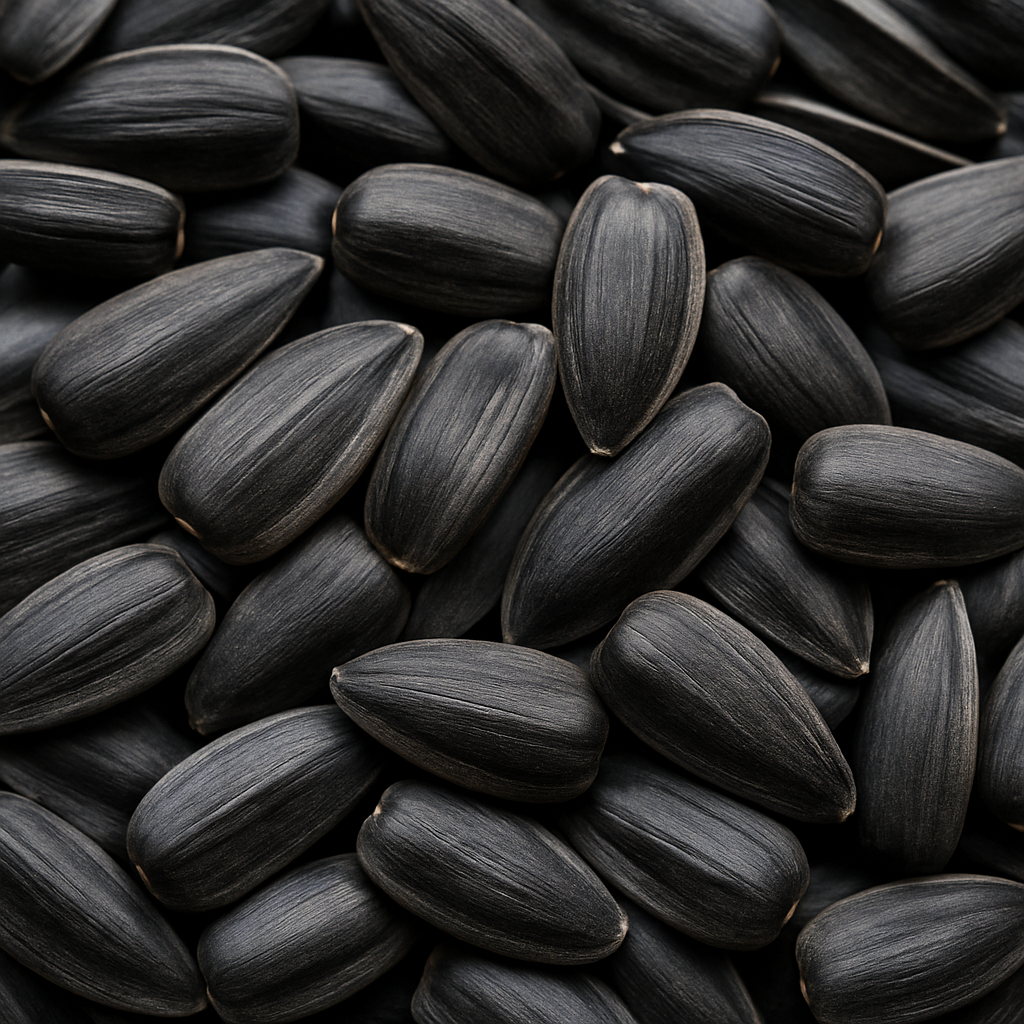 Black sunflower seeds